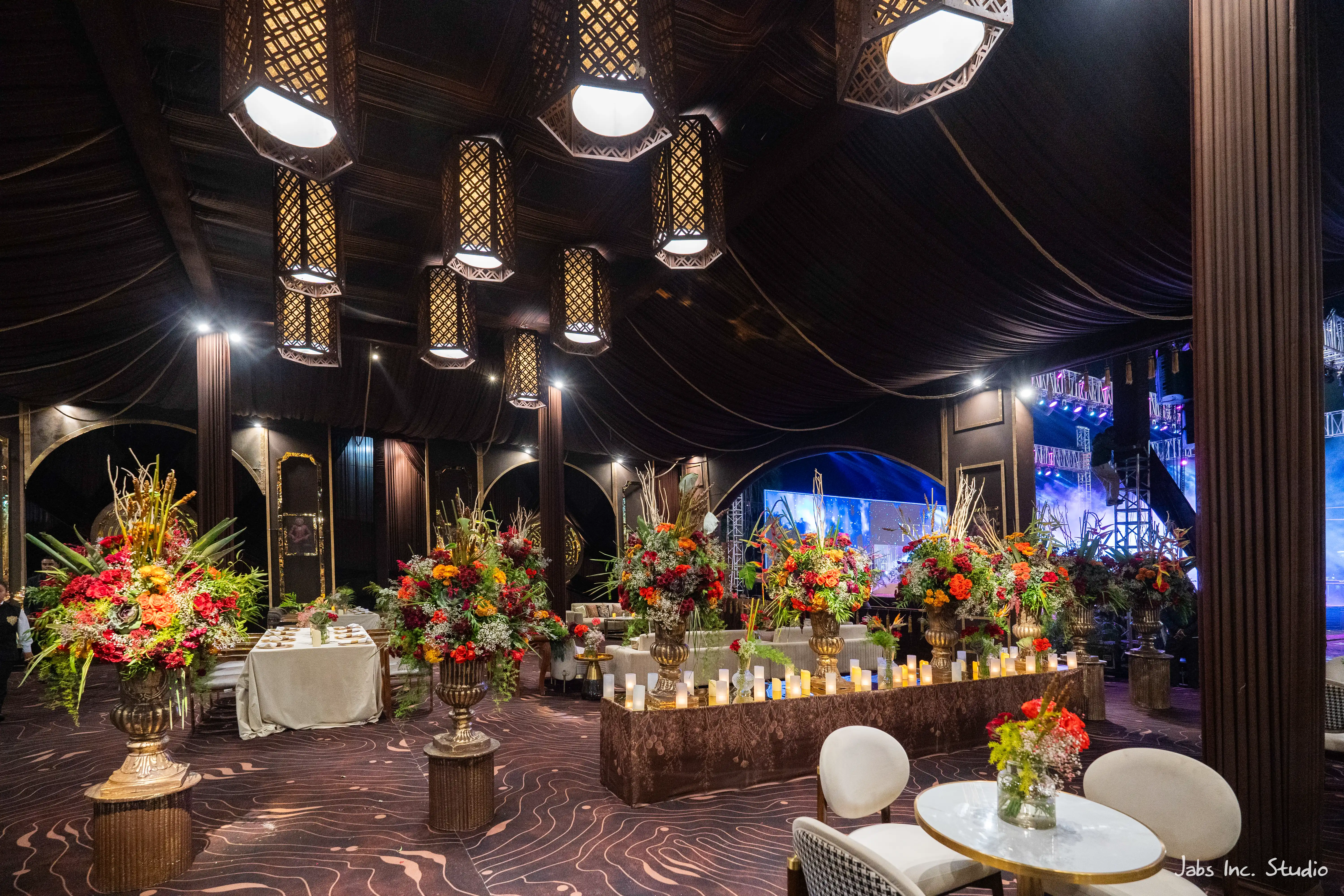 Reception decor design inspiration by Refuge Weddings